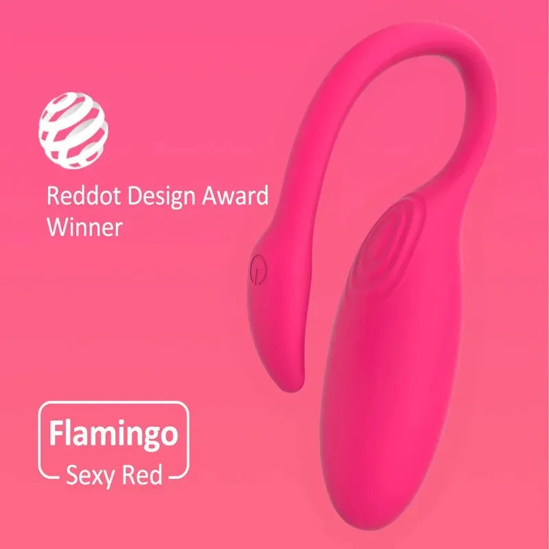 Flamingo APP Bluetooth Egg Vibrator Sex Toy for Woman Clitoris Stimulation Vagina Massager Vibrating Ball Magic Motion Vibrator