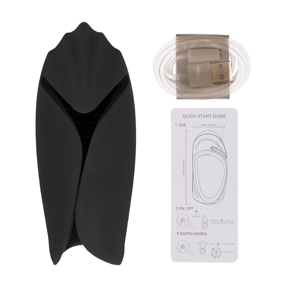 Glans Massager Blowjob Strength Stamina Training Male Masturbator 9 Modes Penis Cock Trainer Sex Toys for Men Strong Vibrator