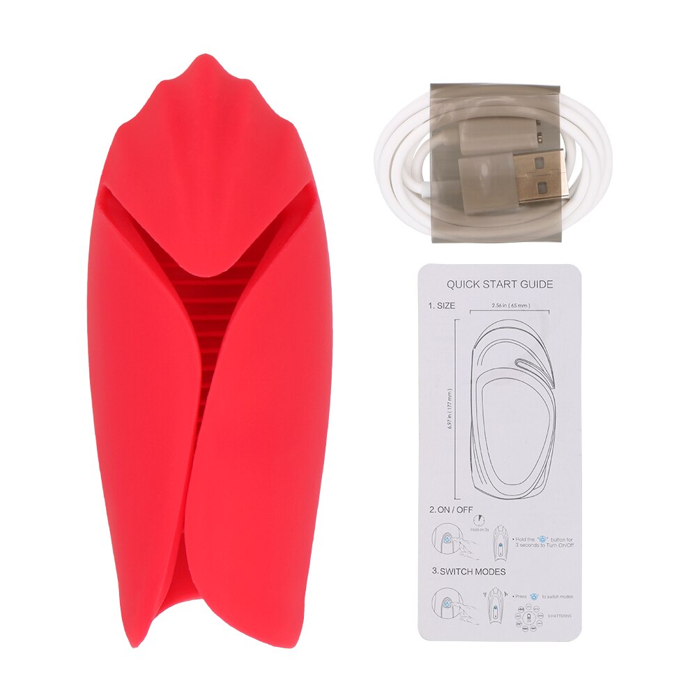 Glans Massager Blowjob Strength Stamina Training Male Masturbator 9 Modes Penis Cock Trainer Sex Toys for Men Strong Vibrator