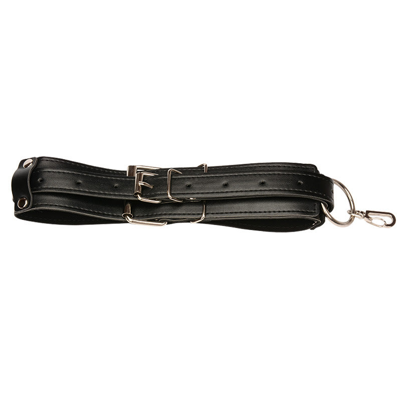 BSDM Bondage Rope Leather Harness Toys for Women Adult Game Outfit Bra and Leg Suspenders Straps Garter Belt Sex Accessories