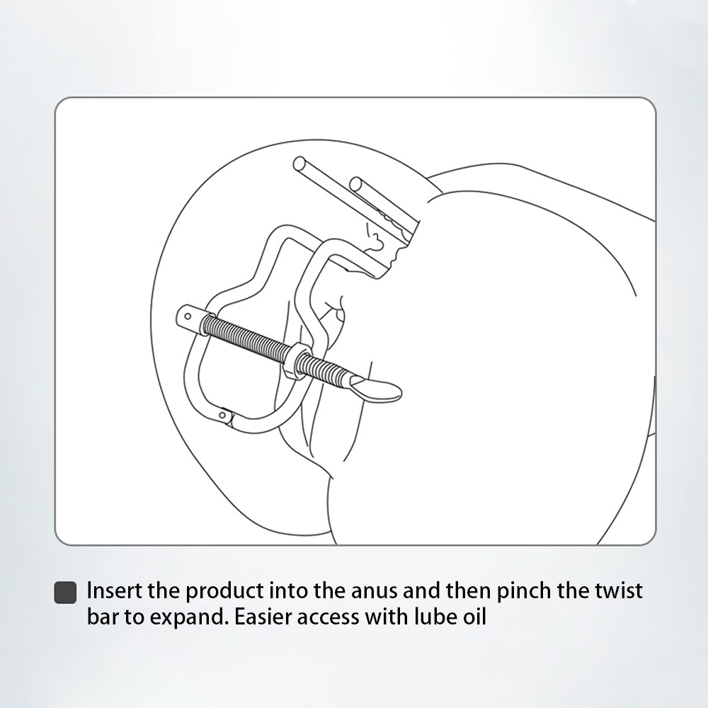 Adjustable Stainless Steel Anal Expander Vaginal Speculum BDSM Slave Anus Pussy Dilator Anal Toys Anal Vagina Enema Sex Products