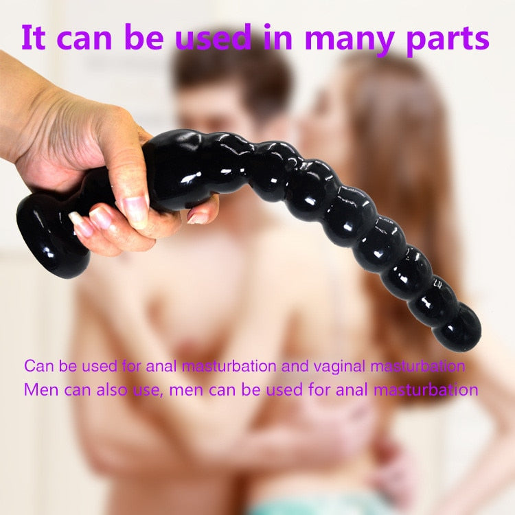 Anus Backyard Beads Anal Balls Long Anal Plug with Suction Cup Prostata Massage Butt Plug Sex Toys for Women Men Adults Products