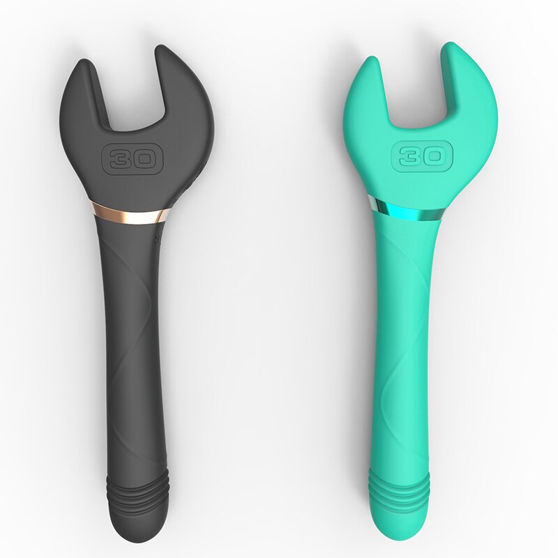3สีประแจ Vibrators หัวนมผู้หญิง Clitoris กระตุ้นการสั่นสะเทือนความถี่10นวดหญิง Masturbator