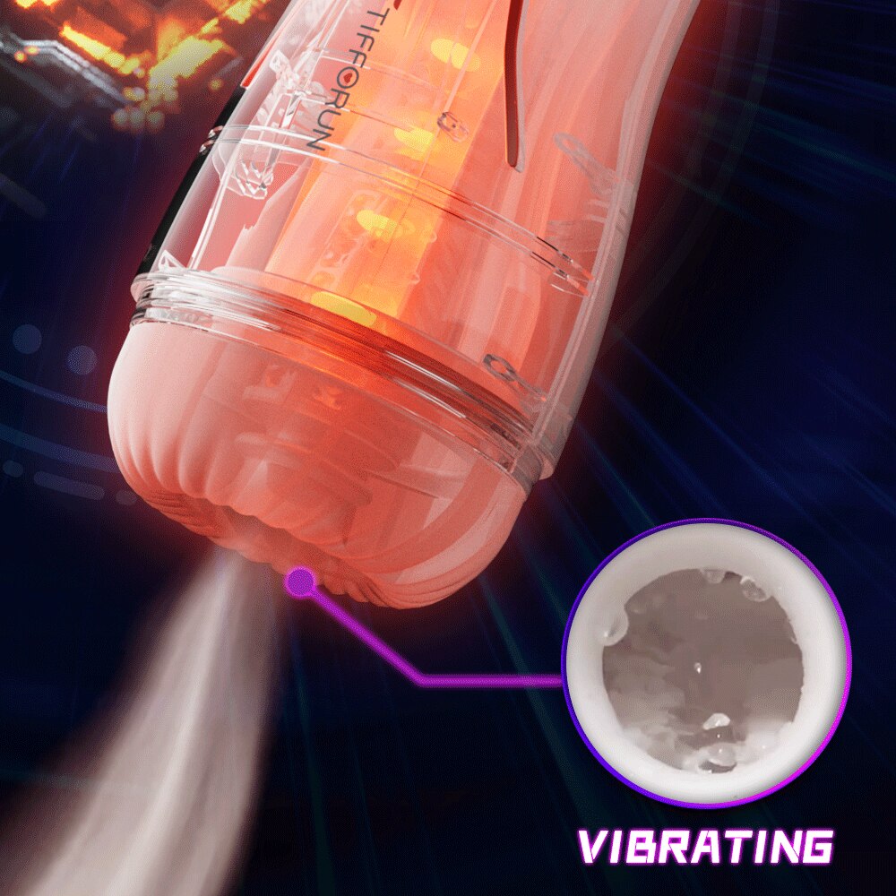 อัตโนมัติ Blowjob Vibrator ดูดจริงช่องคลอดหี Masturbator สำหรับผู้ชาย18ผู้ใหญ่เซ็กซ์ทอยสำหรับชาย