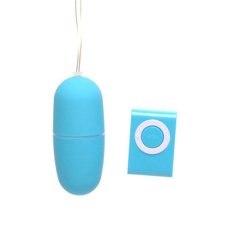 5 Colors Waterproof Portable Wireless  MP3 Vibrators Remote Control Women Vibrating Egg Body Massager Sex Toys for Woman