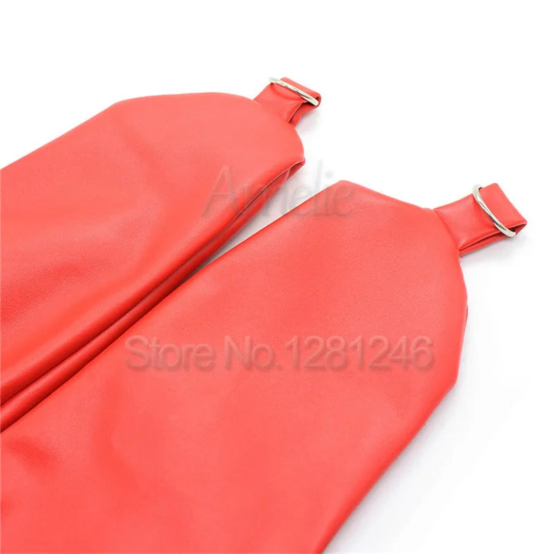 Synthetic Leather Straitjacket BDSM Adult Games Straight Jacket Adjustable Fetish Harness Body Bondage Sex Toy For Women and Men