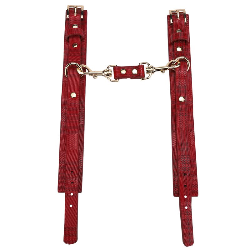 Sex Bondage BDSM Kit Restraints Set Sex Toys with Hand Cuffs Ankle Cuff Bondage Collection &amp; Whip &amp; Collar Choker SM Games
