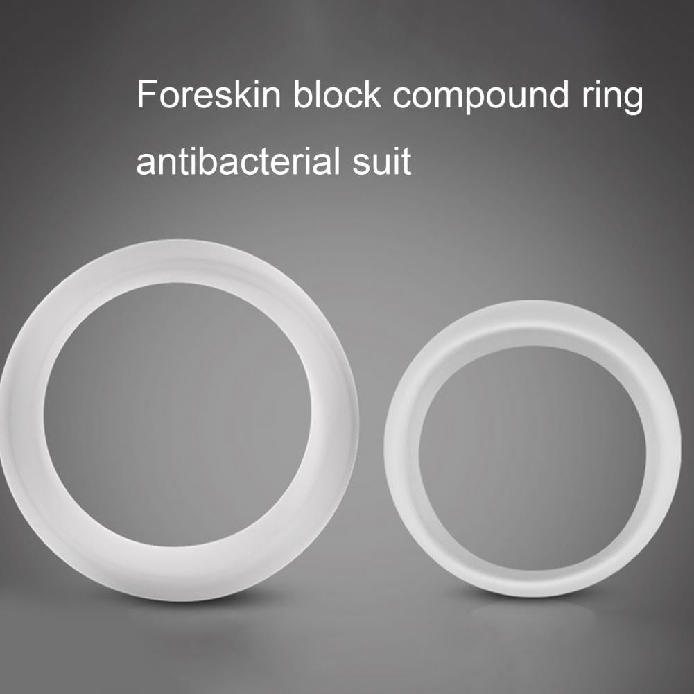 Foreskin Corrector Ring Cock Ring Long-lasting Delay Ejaculation Soft Sillicone Premium Quality Penis Ring Sex Toys for Couple