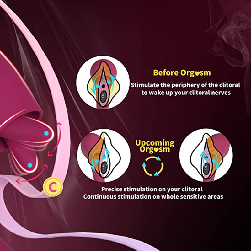 clit ไวเบรเตอร์สำหรับผู้หญิงเครื่องสั่นกระตุ้นช่องคลอดจีสปอตสั่นผู้ใหญ่เซ็กซ์ทอยเร้าอารมณ์สำหรับผู้หญิง
