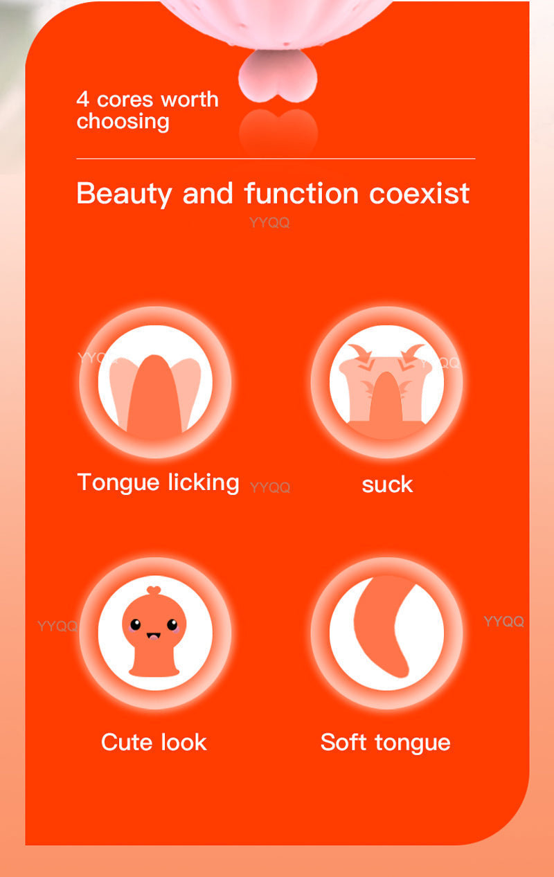 Clit Sucker Tongue Female Masturbatorsucking G-Spot Sex Toys Sucking Breast Clitoral Sucker Adult Products Sucker Toy for Women