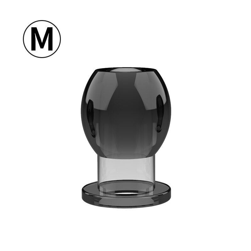 Hollow Vagina Butt Plug with Stopper Plug Anal Expender Anal Dilator Speculum Men Prostate Massage Sex Toy for Gay