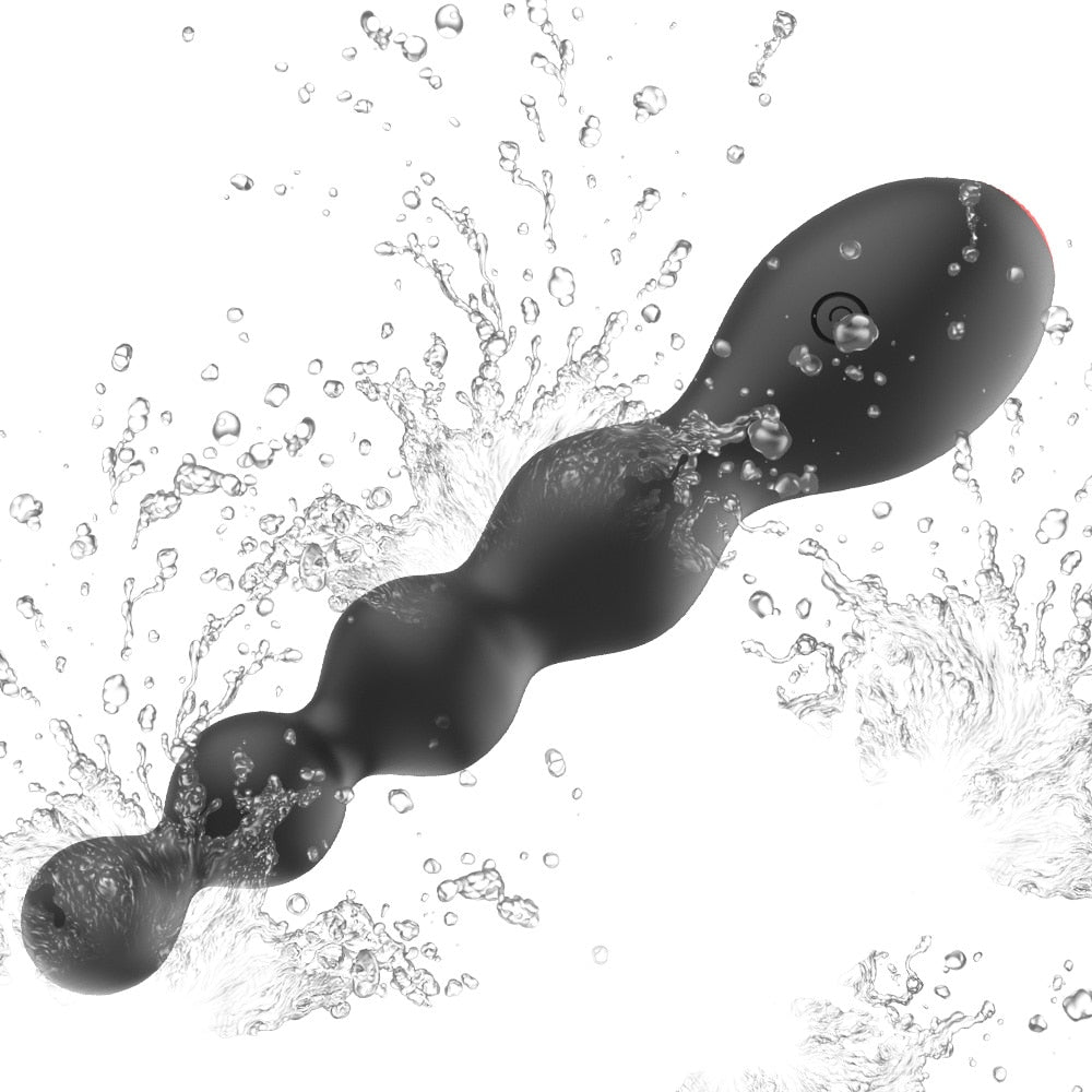 IKOKY 10 Speed  Vibrating Butt Plug Sex Toy for Women  Clitoris Stimulator Prostate Massager Erotic Anal Beads Vibrator