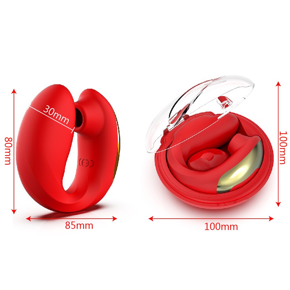 IKOKY Dildo Vagina Sucking Vibrators Sex Toys for Women USB Charging Case Free Bend  Clitoris Stimulator Nipple Sucker