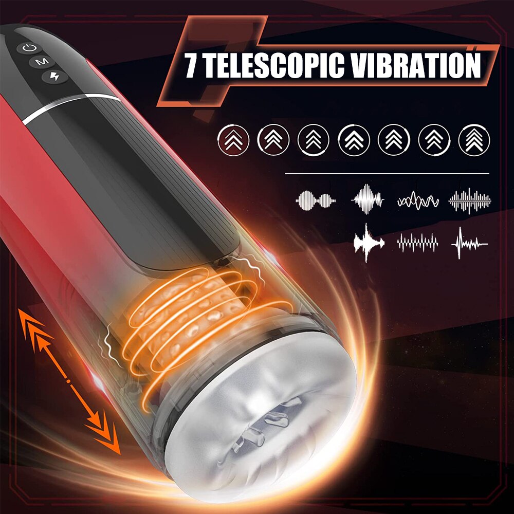 IPX7อัตโนมัติ Masturbator ชายการสั่นสะเทือนอมควยเครื่อง Masturbation คัพเพศของเล่นสำหรับชายผู้ใหญ่สินค้าสำหรับชาย