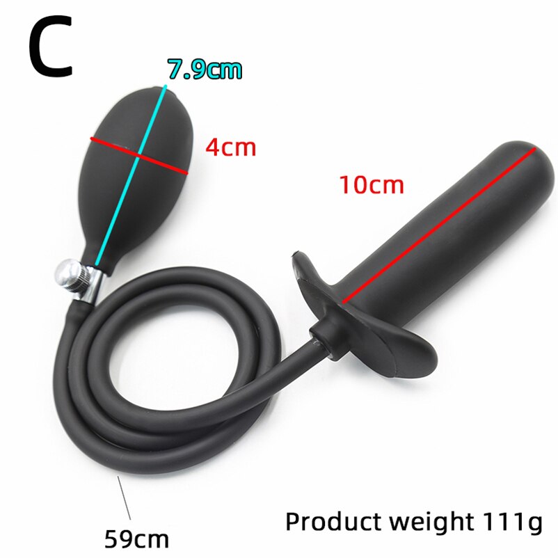 Inflatable Anal Plug ชาย Sissy เริ่มต้น Butt Plug ชุด Dildo Anal ปั๊มผู้ใหญ่อุปกรณ์เซ็กซ์ทอยสำหรับผู้หญิงผู้ชายเกย์ I122W