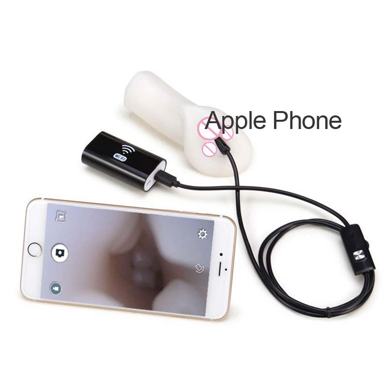 Intelligent Pussy Anal Vagina Voyeur Camera 7mm Inspection Borescope Waterproof Erotic Adult Game Sex Toys for Woman Couples