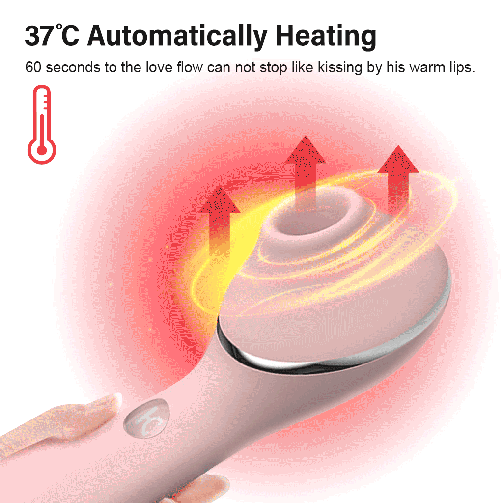 KISTOY Polly Plus 2ใน1เครื่องทำความร้อน Vibrator Clitoris ดูด G จุดกระตุ้น Vibrating Dildo เซ็กซ์ทอยสำหรับสตรี