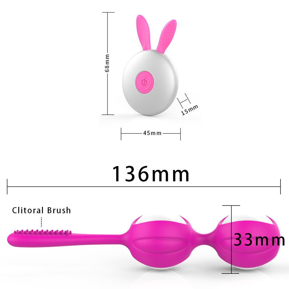 รีโมทคอนโทรล Kegel จำลอง Ben 10 Wa ช่องคลอดไข่ Vibrator Intimate ผลิตภัณฑ์เซ็กซ์ทอยสำหรับผู้หญิงผู้ใหญ่ผู้หญิงช่องคลอด