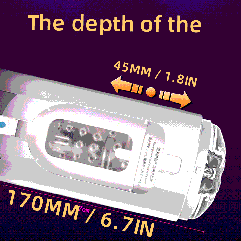 Leten Men Masturbator Automatic Telescopic Male Masturbator Rectractable Piston Motion Masturbation Cup Sex Toys for Men