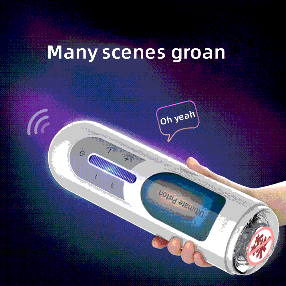 Leten Men Masturbator Automatic Telescopic Male Masturbator Rectractable Piston Motion Masturbation Cup Sex Toys for Men