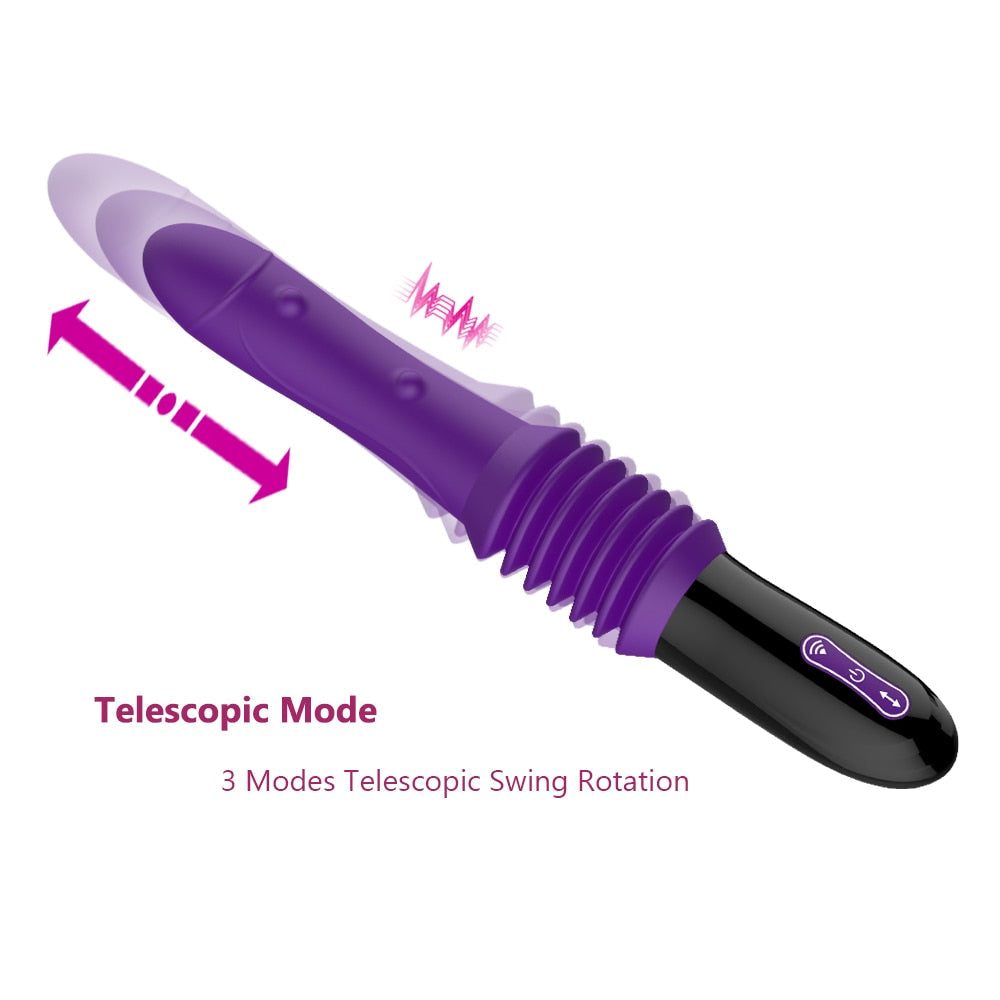 Male Masturbation Machine Vibrator Automatic Stretching G-spot Massage Female Masturbation Sex Toys for Women Dildos Erotic Shop