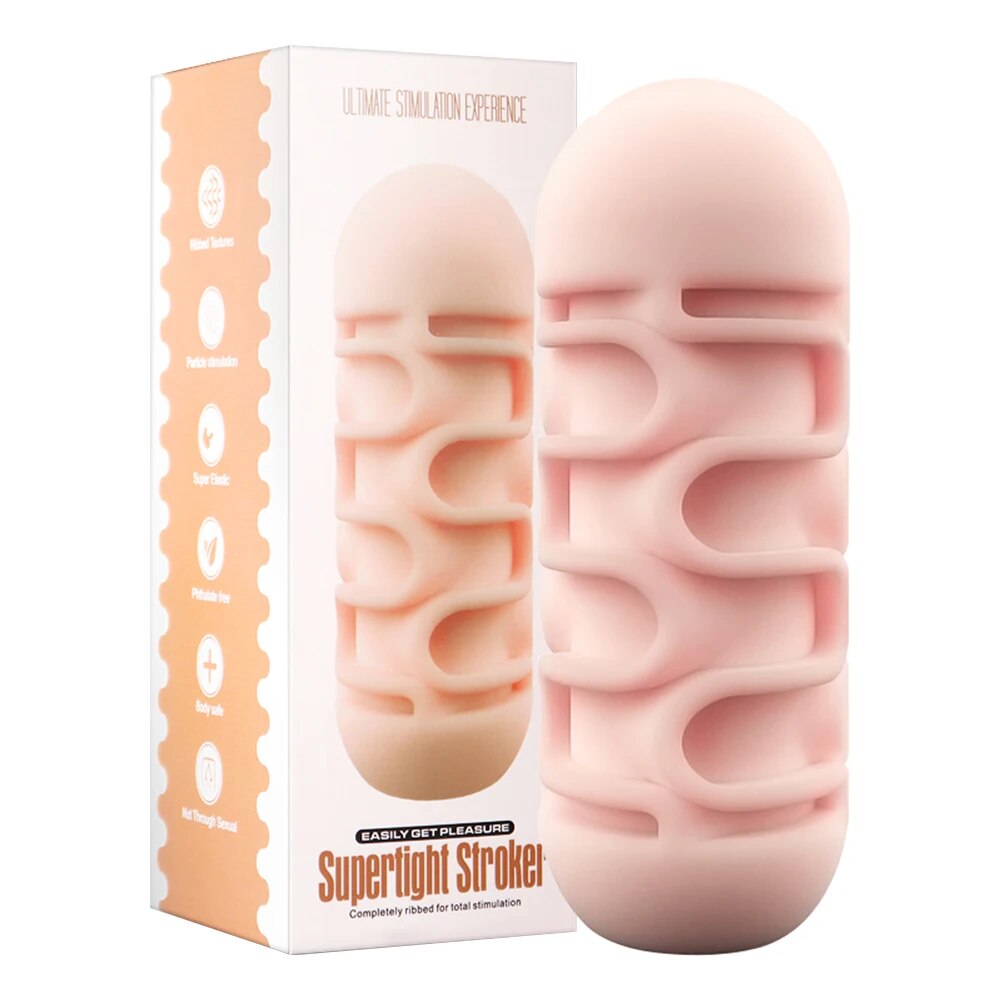 Male Masturbator for Men Sex Toys Soft Real Silicone Vagina Vacuum Pocket Double Blowjob Masturbation Cup for Couple
