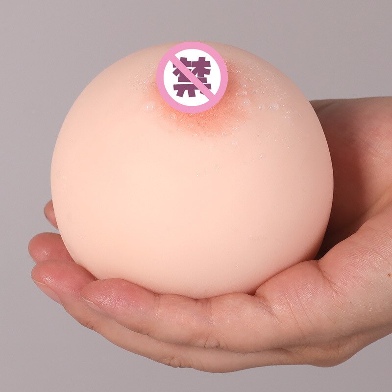 หน้าอกปลอมชาย Masturbation ซิลิโคนมินิหน้าอกช่องคลอดนวดเครื่องบินถ้วยผู้ใหญ่เซ็กซ์ทอย Shop Mimi Ball