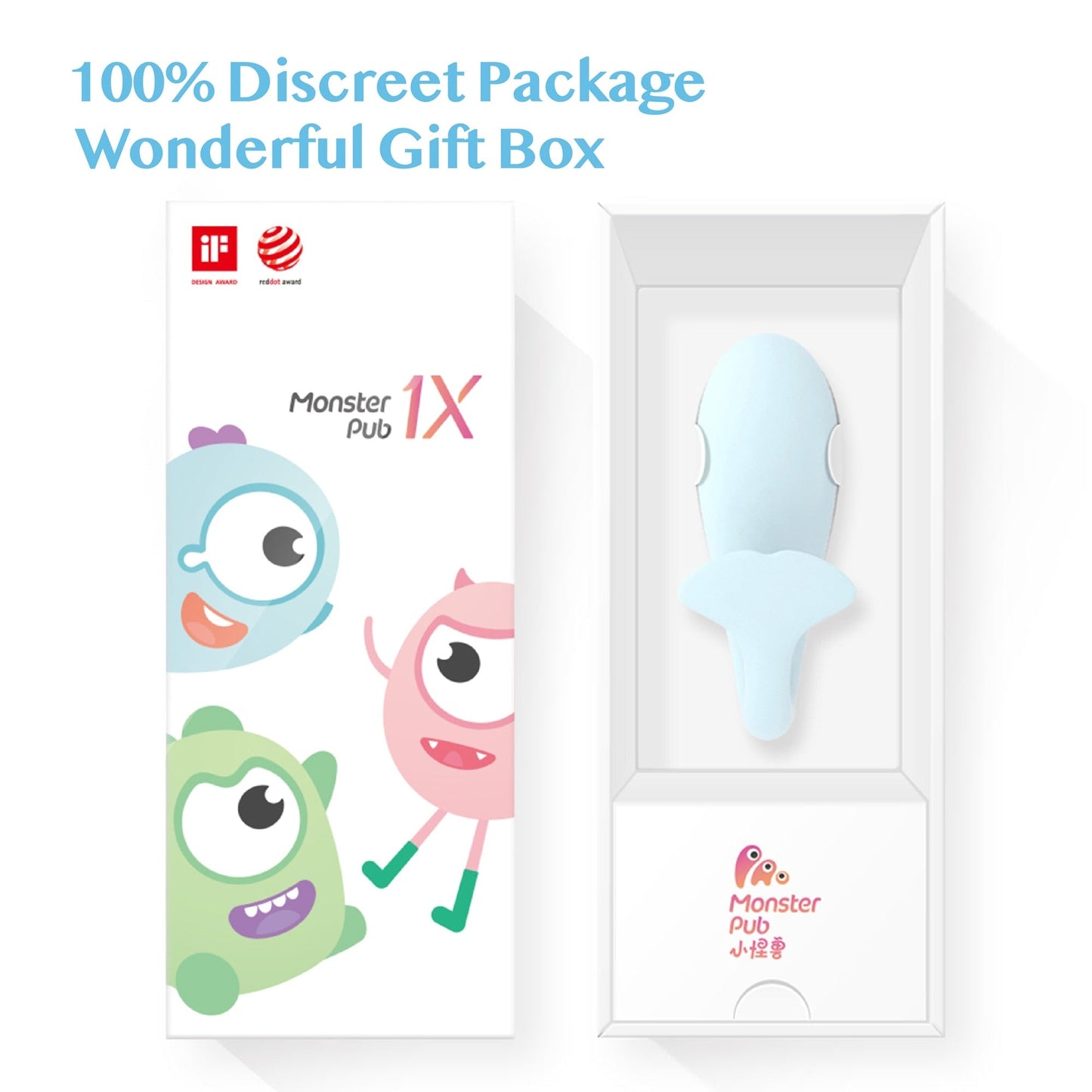 Monster Pub 1X Bluetooth Remote Vibrators Rechargeable Clitoral &amp; G-Spot Sex Toys for Adults 18 Women Masturbator Product