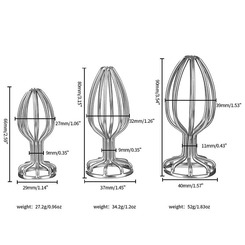 New Style Metal Anal Plug Hollow Out Butt Plug Dildo for Women Couple Masturbator Intimate Goods Anal Toys Sex Toys for Adults18