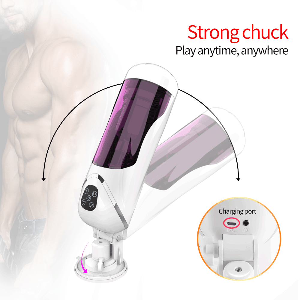 Powerful Automatic Telescopic Rotation Male Masturbator Voice Interaction Masturbator Cup Vagina Sex Toys for Men Adult Sex Shop