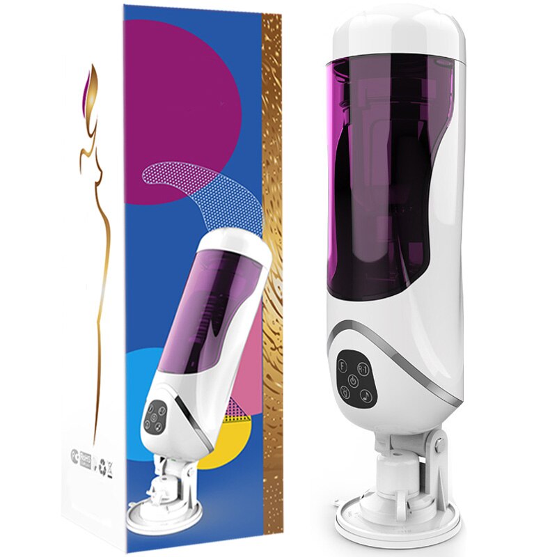 Powerful Automatic Telescopic Rotation Male Masturbator Voice Interaction Masturbator Cup Vagina Sex Toys for Men Adult Sex Shop