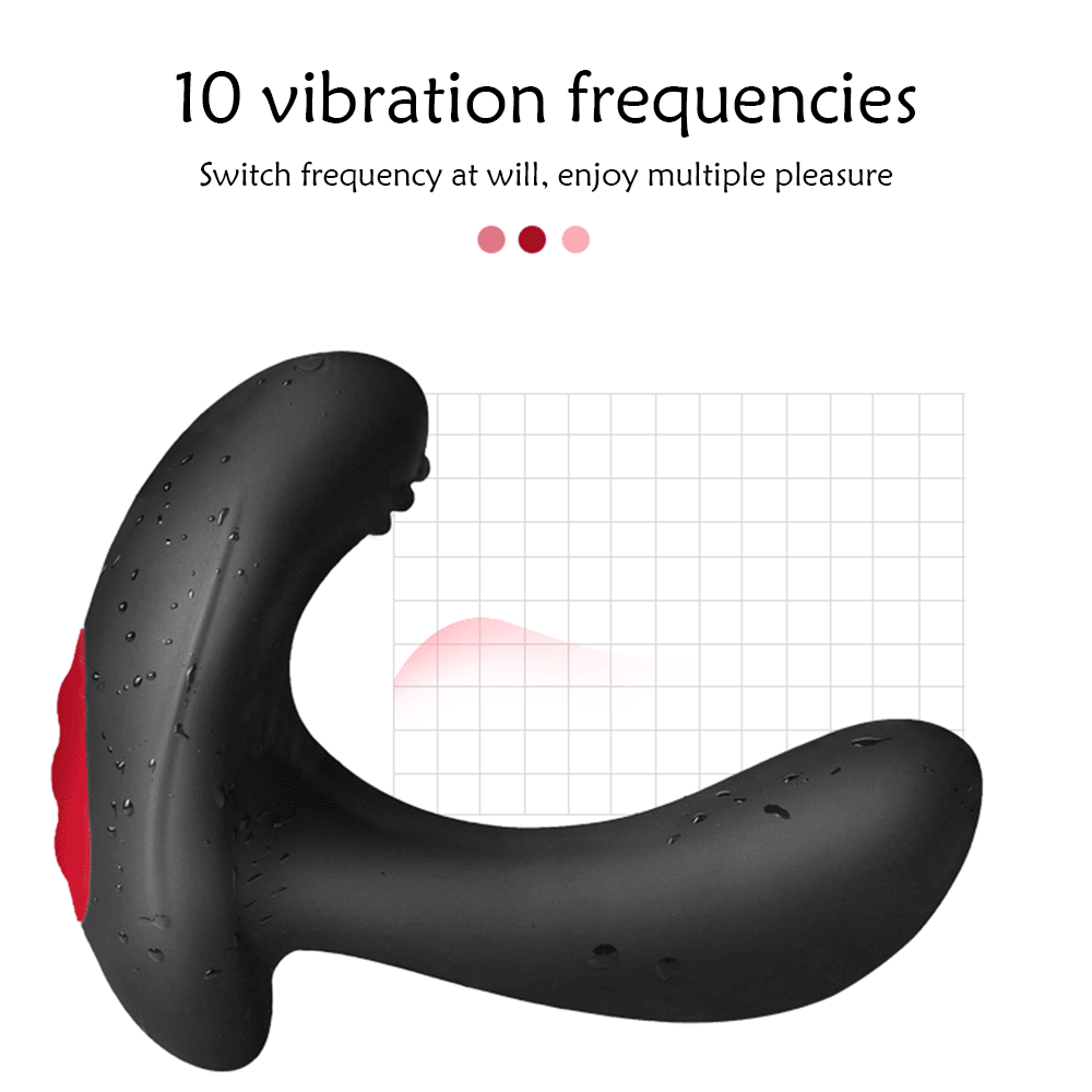 รีโมทคอนโทรลไร้สายชาย Prostate Massager Inflatable Anal เสียบ Vibrating Butt Plug Anal ขยาย Vibrator เพศของเล่นสำหรับชาย