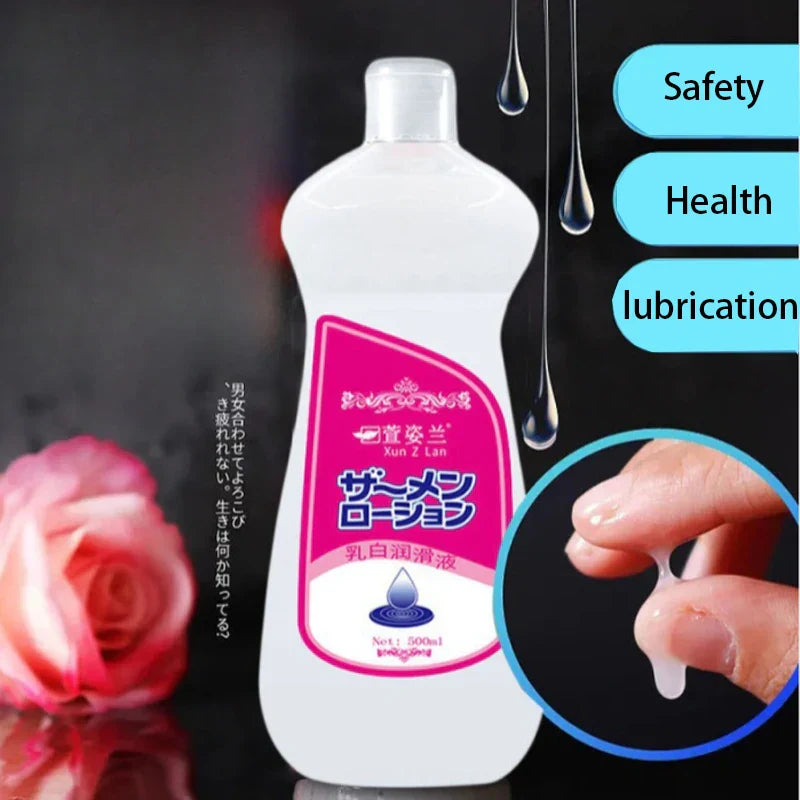 200/300/500ml Sex Viscous Lubricant.Milk-white Lubricating Oil for Vagina Anal.Water-soluble Lubricants for Adult Goods Sex Toys