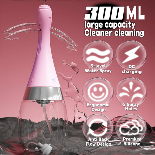 Enema Anal Douches Enema Bulb Silicone Nozzles Colon Cleanse Anti Backflow Shower Douche Enema Kit Anal Cleansing Feminine Care
