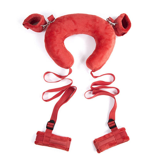 SM Bondage Restraints Slave Straps Pillow Sex Toys for Women Couples Handscuff Neck Ankle Cuffs Adult Games Sex Products