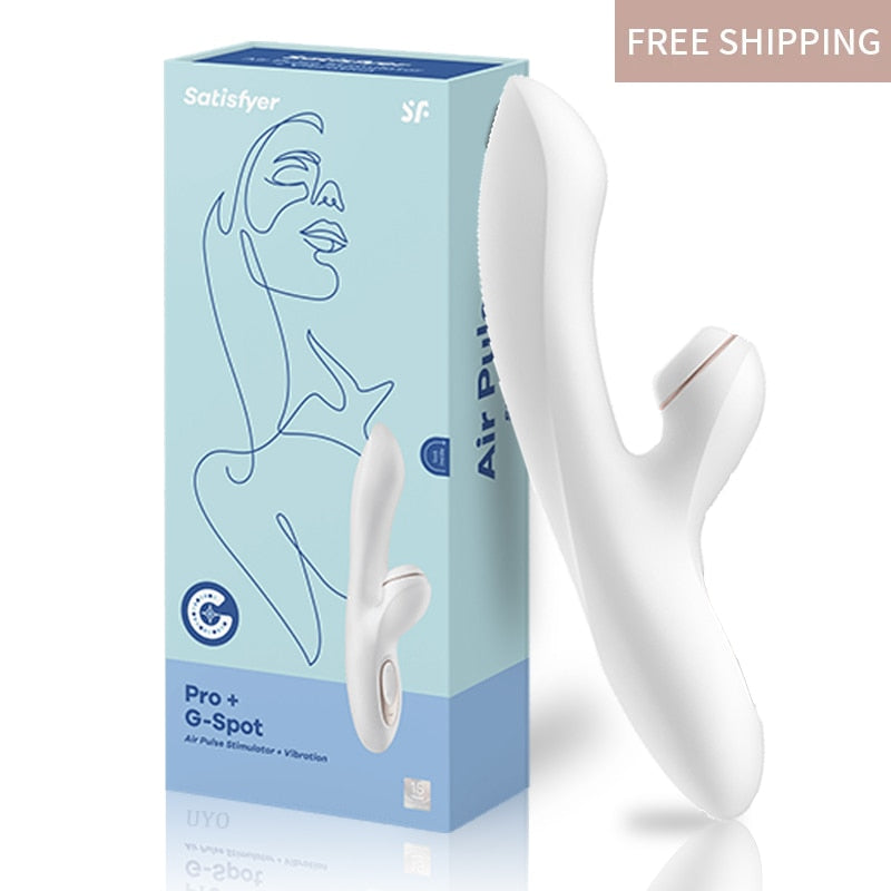 เยอรมัน Satisfyer 10ความเร็วดูด G Spot Clit กระตุ้นซิลิโคนการสั่นสะเทือน Nipple Sucker Dildo UYO กระต่ายกระต่าย