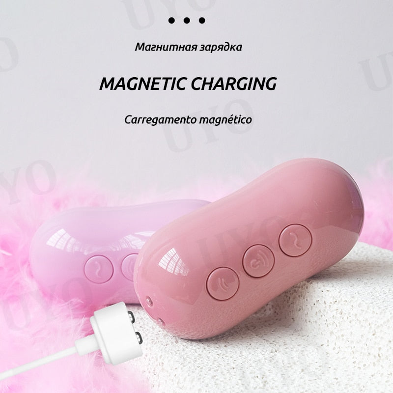 Satisfyer Gulali 2in1การสั่นสะเทือน Clitoris Stimulator Charge Nipple Sucker Vibrator Wanita แบบพกพา Mini Vibrator เซ็กซ์ทอย