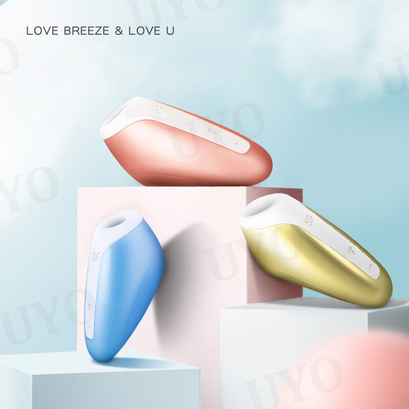 Satisfyer Love Breeze Vibrators สำหรับผู้หญิง Clitoris Sucker เลีย Mini Clitoris Nipple Sucker UYO เพศของเล่นสำหรับผู้หญิง