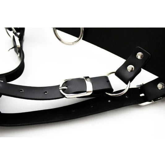 Women Chastity Pants Sexy Lingerie Panties Harness Leather Thong Underwear Bdsm Bondage Restraint Erotic Sex Toys for Women