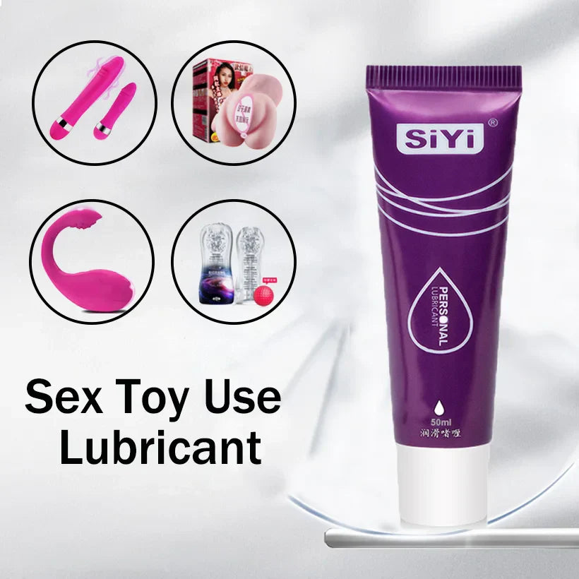 25ml/50ml Personal Lubricant Travel Size. Smooth Non-Sticky Intimate Moisturizing Jelly.  Gentle Formula Anal Lube