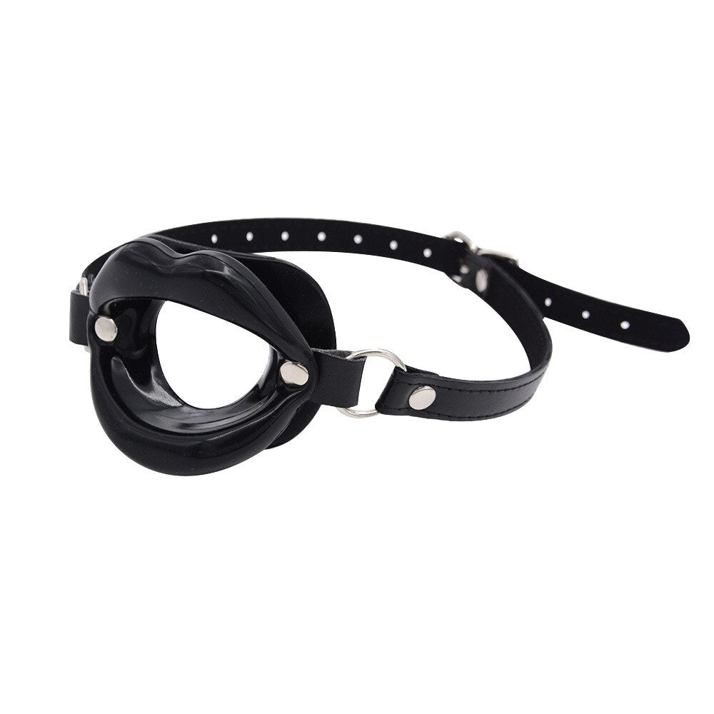 Sex Slave Silicone Lips O Ring Open Mouth Gag Oral Mouth Gag Ball Fetish Bdsm Bondage Restraints Erotic Toys Sex Toy for Couples