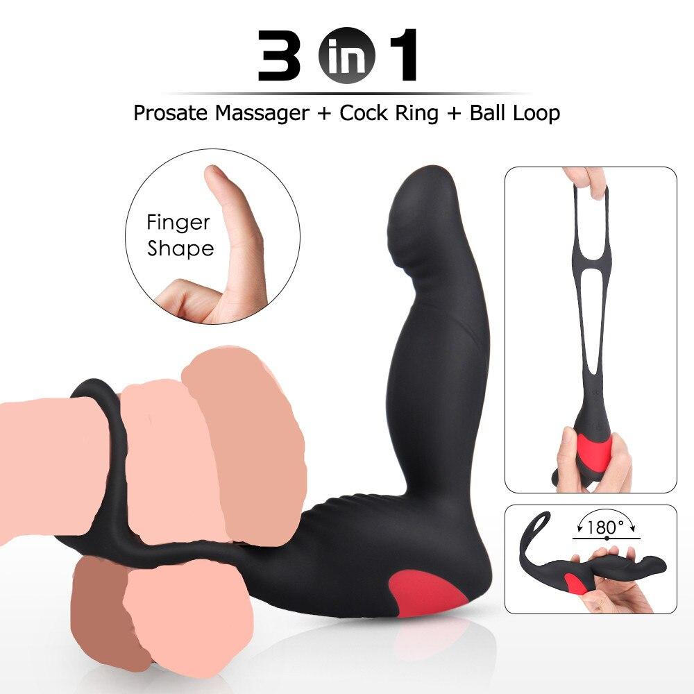 Anal Sex Toys For Men Gay Butt Plug Prostata Massager Wireless Remote Control Vibrating Adult Sex Toys For Couple