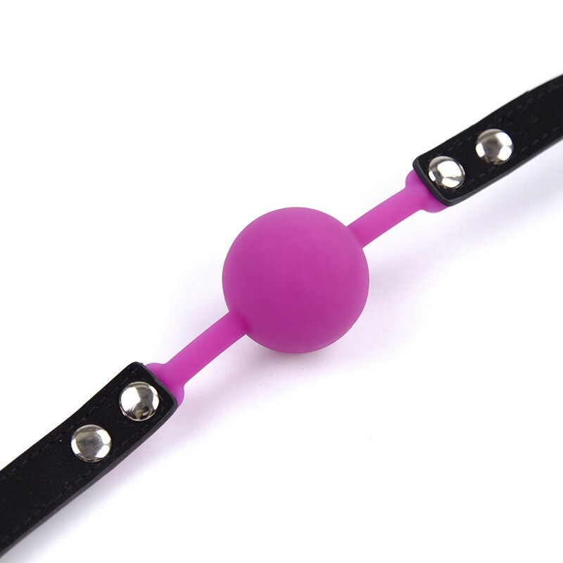 Soft Silicone Oral Gag Ball Whip BDSM Bondage Gear Slave Fetish Open Mouth Breathable Exotic Sex Toys for Couples Women Cosplay