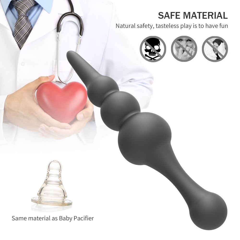 Super Long Anal Bead Butt Plug Female Masturbation Tool Anal Plug G-spot Vagina Stimulator Prostate Massager Sex Toys for Couple