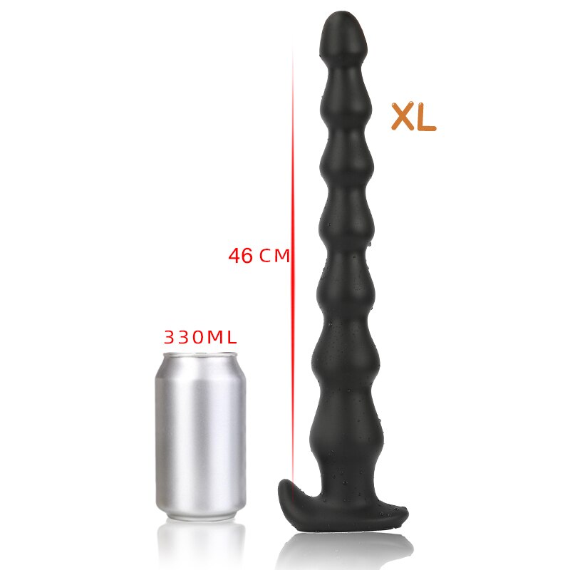 Super Long Anal Plug Penis Prostate Massage Anus Dilator Vagina Masturbation Adult for Women and Men Anal Beads Fisting Sex Toys