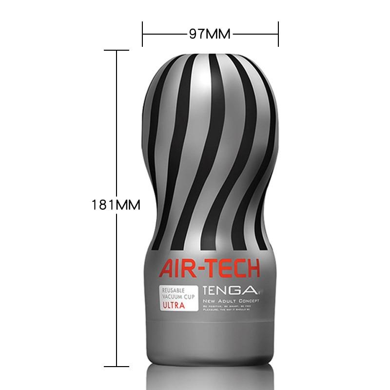 TENGA Reusable Vacuum Masturbators Original Air-Tech Soft Silicone Vagina Real Pussy Sexy Pocket Masturbation Cup Male Sex Toys
