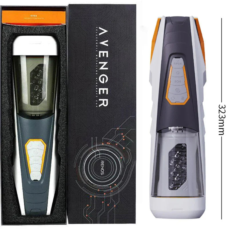 Telescopic หมุนชาย Masturbator ถ้วยสินค้าของเล่นสำหรับผู้ใหญ่ผู้ชาย Voice Interaction เครื่องบินถ้วยซิลิโคนช่องคลอด