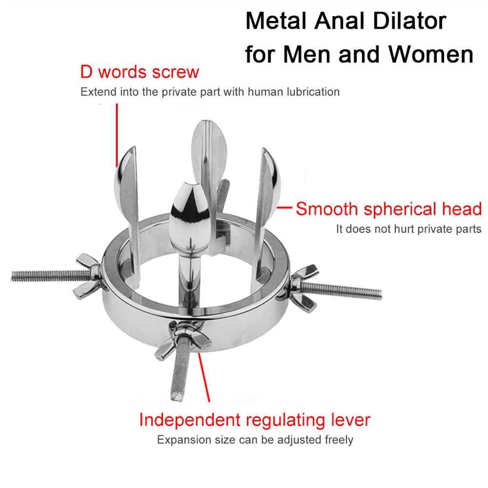 Toy Sex Hollow Butt Plug Anus Extender Adjustable Huge Anal Plug Sex Toys for Women/ Men /Couples Vagina Extender Ass Speculum