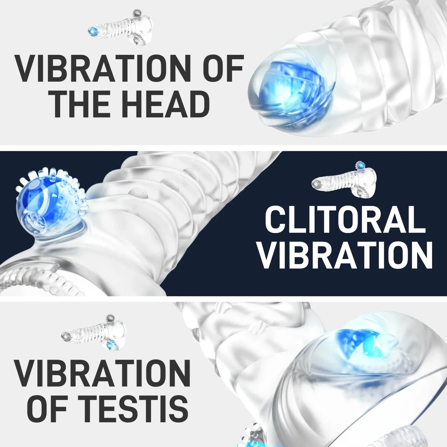 Transparent Realistic Penis Enlargement Sleeve Cock Ring Delay Ejaculation Extender Condoms Lock Ring Sex Toys for Men Adult