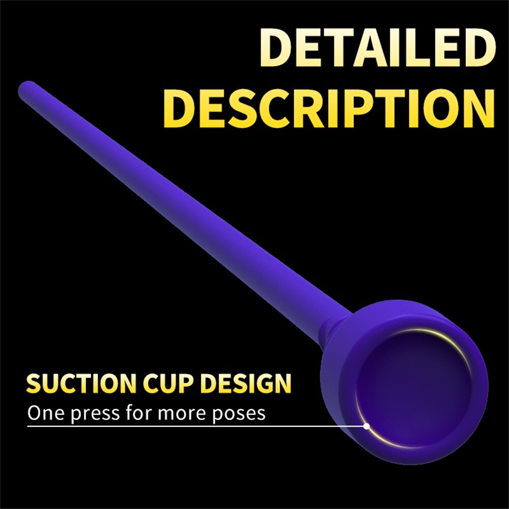 ดูดถ้วย Urethral เครื่องกระตุ้นอวัยวะเพศชายปลั๊ก Urethral Dilator ยาวซิลิโคนม้า Rod เครื่องกระตุ้นต่อมลูกหมากเซ็กซ์ทอยสำหรับเกย์